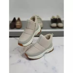 한슈 세이브존03 젤리 패딩 기모안감 숏부츠 단화 4cm AGHS24850vkA