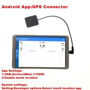 안드로이드 태블릿 Type-C GPS GNSS 안테나 UBX-M8030용 Quescan USB C 모듈 수신기