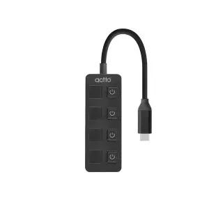 엑토 C타입 USB 3.2  2.0 개별 전원 멀티허브 HUB-41