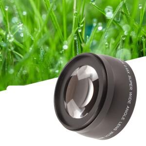 JSR-1151 당신의 슈팅 하이라인을 넓혀보세요! 이 58MM 0.45X 광각 매크로 렌즈는 모든 구경 카메라 적합