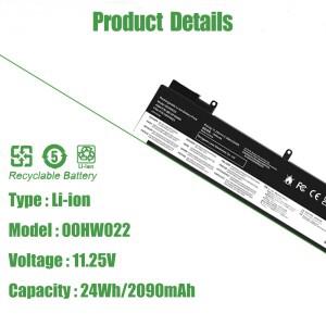 새로운 00HW022 01AV405 노트북 배터리 레노버 씽크패드 T460s SB10F46462