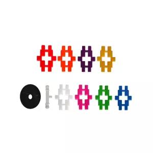 수락리빙마켓 해피 미니 사각블럭 378PCS 조립장난감 아동블럭끼우기 소근육장난감