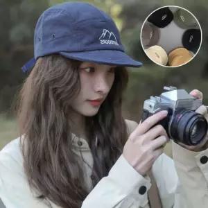 남성 여성 캠핑 여행 커플템 나들이 숏챙 모자 캠프캡