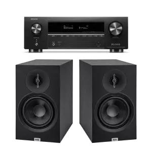 데논 AVR-X1800H + 엘락 DB63 AV 오디오 앰프 스피커