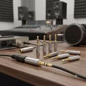 칼론 2.5F-3.5M 2.5mm to 3.5mm 컴퓨터 PC 노트북 이어폰 스피커 헤드셋 헤드폰 스마트폰 변환 스테레오 잭