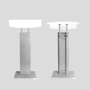 아스텔 화이트 메뉴판거치대 안내간판장착 520mm