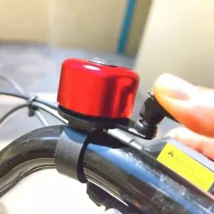 빨간색 자전거벨 로드 mtb 미니벨로