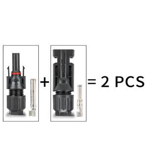 400/200/100/40/20/10 Pcs 광전지 태양 광 커넥터 키트 PV/MC 케이블 용 1000V 30A 패널 2.5/4/6mm2