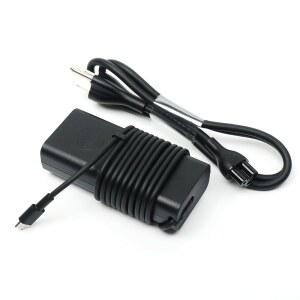 DELL 65W USB-C 노트북 충전기 LATITUDE 7400 7410 7420 7430 7440 7450 AC 어댑터 20V 3.25A 컴퓨터 충전기 코드 TYPE C 검정색 HA65NM190