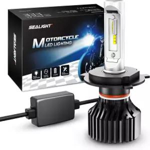 SEALIGHT ATV H4 모터사이클 전구 파워스포츠 및 디자인 22000LM H4/9003/HB2 플러그 앤 플레이 또는