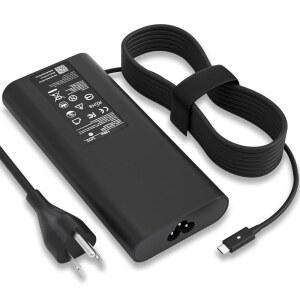 130W USB C LAPTOP CHARGER COMPATIBLE WITH DELL COMPUTER XPS 15 17 /PRECISION | 9575 9500 9510 9520 9530 9700 9710 9720 97305470 5480 5550 5560 5530 5570 5750 5760 5770 3550 3560 3570 3571 2IN1LATITUDE