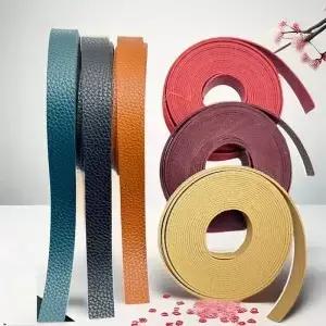 두꺼운 가죽 스트립 DIY 수제 스트랩 테이프 초극세 손 공예 핸들 지갑 만들기 용품