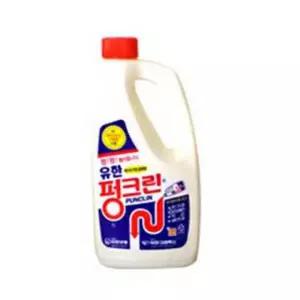유한락스 펑크린 1리터 배수관막힘 용해제 욕실청소