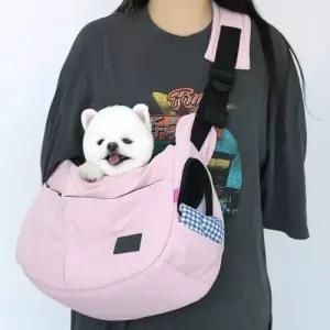 패리스독 베이직스 슬링백 가볍고 어깨편한 슬링백 강아지이동가방