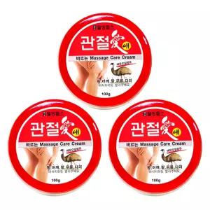 웰빙헬스 바르는 마사지크림 관절애 100g 3개