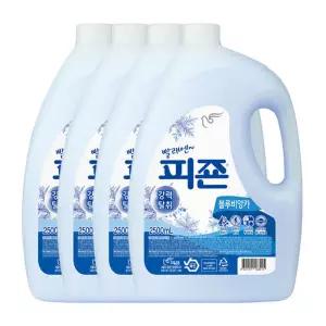 피죤 섬유유연제 2500ml 4개 블루비앙카