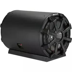 KICKER 46CWTB82 TB8 8인치 하중 방지 방수 서브우퍼 인클로저 수동 라디에이터 포함 - 2옴 300와트