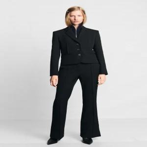 [정품] 자라 ZARA 크롭 핀턱 블레이저 - 블랙 7845/634/800
