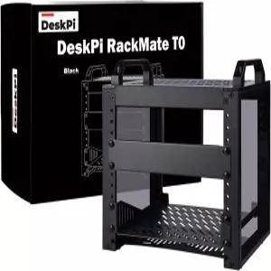 GeeekPi 4U 서버 랙 네트워크 오디오 및 비디오 장비용 10인치 미니 DeskPi RackMate T0 랙마운트 깊이