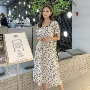 친절한탄씨 봄 원피스 여성 롱 반팔 데일리 결혼식하객룩 오피스룩 봄원피스 휴양지룩 바캉스룩