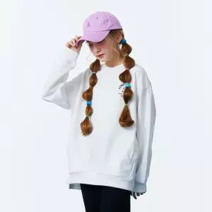 오션스카이 [2color]여아 주머니 장식 롱 맨투맨 T-shirt - 멀티