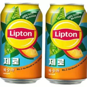 아이스티 립톤 제로슈가 복숭아 355ml x 24캔입