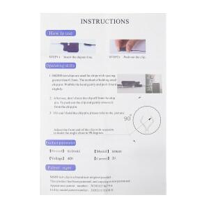 범용 IC 칩 마이크로 클램프, SOP PLCC QFP SMD 핀 클립, DIP 로직 분석기, 10 개