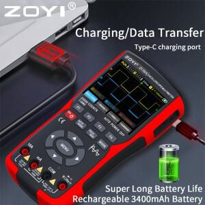 ZOYI ZT-703S 3.5인치 IPS 디스플레이, 25000 카운트, 듀얼 채널 50MHZ 대역폭, 280MSa/s 높이를 갖춘 3-i