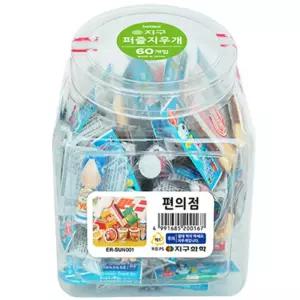 주롱코롱 퍼즐지우개 편의점 60개입 디자인아트지우개