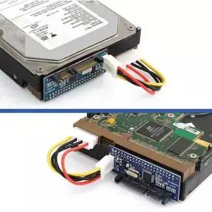 3.5인치 구형 HDD CD 드라이브 라이터용 IDE-SATA 변환기 카드 병렬 포트-직렬 확장 어댑터
