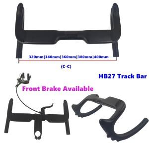 BIKEDOC HB27 에어로 번치바 스프린트 트랙 핸들바 320mm 카본 유광 드롭 바 프론트 브레이크
