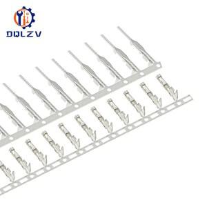 암수 핀 커넥터 압착 단자 키트 2.54mm 하우징 점퍼 와이어 케이블 DIY 적합