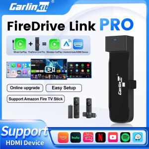Carlinkit 지원 Fire TV 스틱 컨버터 카플레이 to HDMI 차량용 어댑터 무선 카플레이 안드로이드 오토 박스