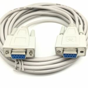 PLC 케이블10 개/몫 4 M 직렬 Null 모뎀 RS-232 커넥터 DB9F-DB9F 여성 DB9 M-F HDPE 절연 디자인 UL 표준