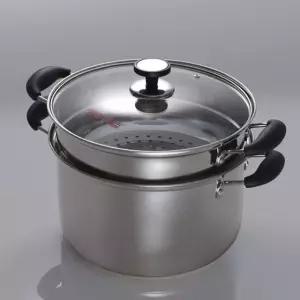 키친아트 3중 바닥 아티스트 2단 찜냄비 24cm 찜솥 찜기