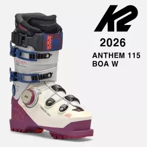 2026시즌 여성 케이투 보아 스키 부츠 K2 BOOTS ANTHEM 115 W BOA