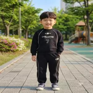 리틀밥독 키즈 봄가을옷 실버웨이브 상하복 남여아 맨투맨티 조거바지 B263MWP09+10