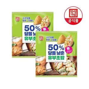 한성기업 50프로 당을 낮춘 유부초밥 320g X 2개 481906