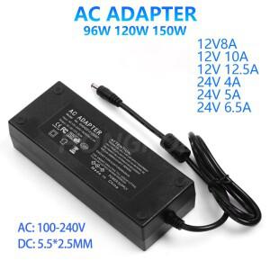 1PC 96W 120W 전원 어댑터 공급 AC 110V/220V 조명 변압기 LED 스트립