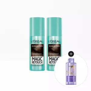 [로레알파리]매직리터치 새치 스프레이 75ml 2개+히알루론산 샴푸 80ml