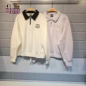 유솔대동백화점 DP01 더블니트카라맨투맨 2024년 봄상품  ULMT24S51