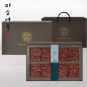 [미소어육][바로배송]미소어육 호주산 소고기 견과육포 선물세트 600g/쇼핑백