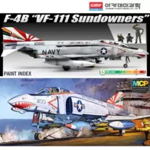 F-4B 프라모델 썬다우너스 1대48 VF-111 12232 프라모델 전투기 공군기 모형완구