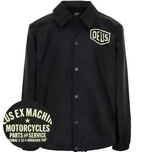 데우스엑스마키나 하라주쿠 블랙 코치 자켓 D261MJK106 BLACK