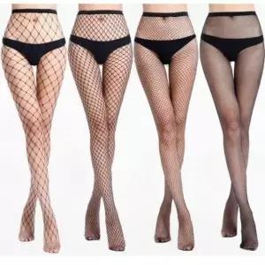 [알티피아]망사 스타킹 시스루 그물 팬티스타킹 4종 세트 여성
