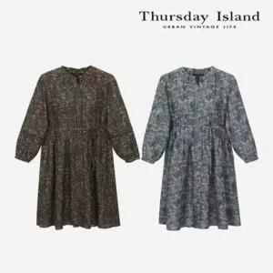 [써스데이아일랜드][Thursday Island] 턱 장식 원피스(T238MOP248W)