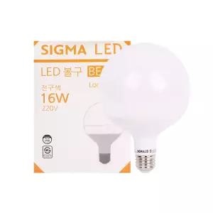 볼전구 SIGMA LED 16W 3000K BALL-16WLL LF116BLL 제KILT-2017-0001호