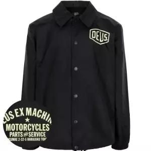 데우스 MUST IT_엑스마키나 하라주쿠 블랙 코치 자켓 D261MJK106 BLACK