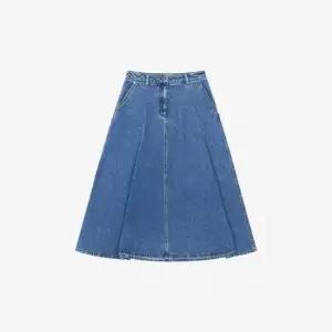 베스띠벨리 A라인 속기모 롱데님 스커트BLSKX23620