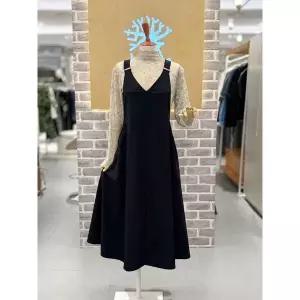 [레코브](김해점)버클장식 플레어 원피스 (LC61F9OP528X)
